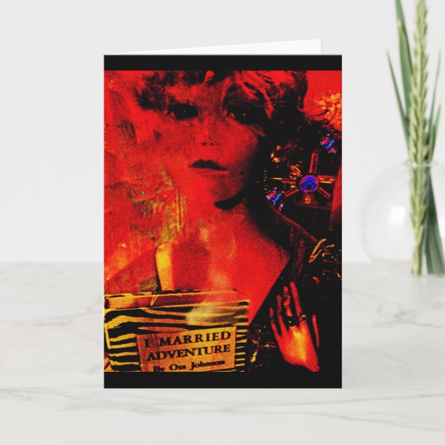 Cartão de Aventura Casado para Mulheres (Frente)