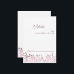 Cartão de Aviso de Casamento de Flor Selvagem Colo<br><div class="desc">Este é um belo Cartão de Advertência de Casamento de Flores Selvagens. Este cartão colorido de casamento de flor silvestre é perfeito para o seu simples e caprichoso casamento de verão no arco-íris. É perfeito como cartões de casamento, cartões de visitas e muito mais. Clique no botão personalizar para personalizar...</div>