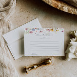 Cartão de Aviso de Casamento de Flor Selvagem Colo<br><div class="desc">Este cartão de conselho de casamento colorido de flor silvestre é perfeito para um casamento rústico. O design apresenta flores verdes, cor-de-rosa, pinceladas, amarelas, púrpuras, multicoloridas do campo. Estas cartas são perfeitas para um casamento, chá de panela, chá de fraldas, festa de formatura e muito mais. Personalize as cartas com...</div>