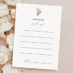 Cartão de Aviso de Casamento Floral Colorido<br><div class="desc">Celebre seu amor pelo Colorful Floral Wedding Advice Card design, uma fusão vibrante de encanto romântico de conto de fadas e elegante beleza botânica. Apresentando um arranjo artístico de delicadas flores de aquarelas e estilos sofisticados, esse design evoca o encantamento de um florescimento florescente, perfeito para casamentos em primavera, verão...</div>