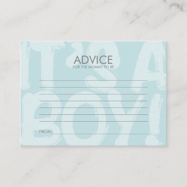 Cartão De Aviso De Chá de fraldas Azul De grafite  (Frente)