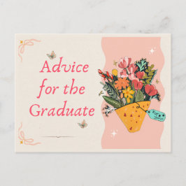 Cartão de Aviso de Graduação Engraçado e Bonito