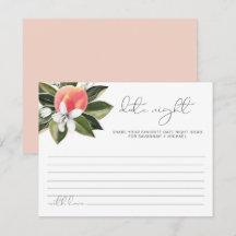 Cartão de Aviso de Ideias Noturnas de Pêssego Bast