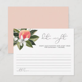 Cartão de Aviso de Ideias Noturnas de Pêssego Bast