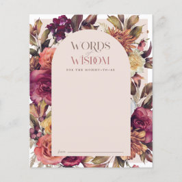 Cartão de Aviso do Chá de fraldas Rosa da Fecho de