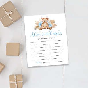 Cartão de Aviso do Urso de Teddy