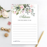 Cartão de Aviso Eucalyptus Greenery para Aquarelas<br><div class="desc">Cartão de Aviso Eucalyptus Greenery de Cores Aquáticas. Personalize com a noiva para ser o nome e a data do chá. Para mais personalização,  clique no link "personalizar mais". Se precisar de ajuda,  entre em contato comigo,  por favor.</div>