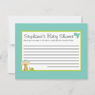 Cartão de Aviso Furry Woodland