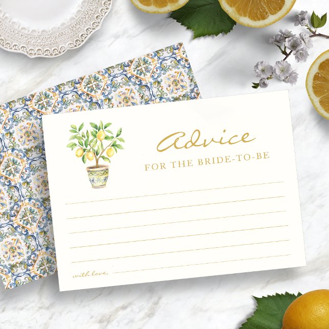 Cartão de Aviso Italiano (Italian Advice Card
)