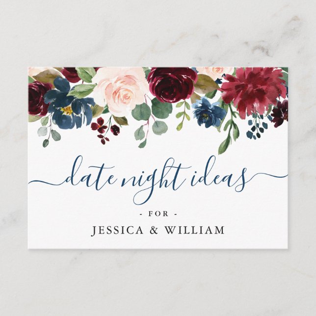 Cartão de Aviso Noite de Data de Chá de panela Bur (Frente)