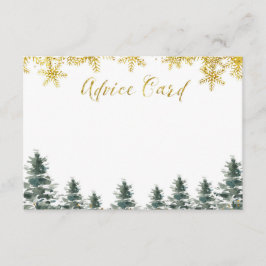 Cartão de Aviso para Chá de fraldas de Árvore de N