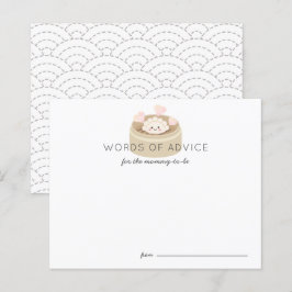 Cartão de Aviso para Chá de fraldas de Pequeno Ved