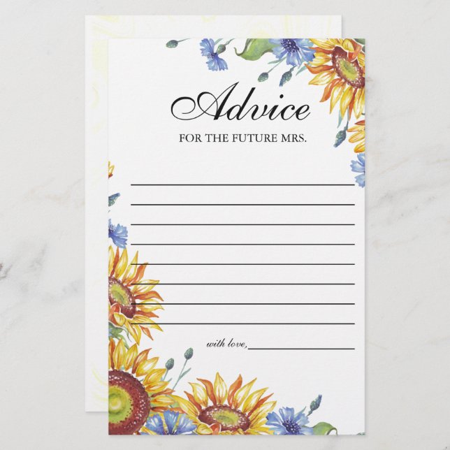 Cartão de Aviso para Cores Aquáticas Ucrânia (Frente/Verso)