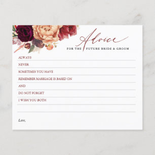 Cartão de Aviso para Flores de Queda de Laranja V