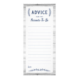 Cartão de Aviso para Pais a Serem, Chá de fraldas