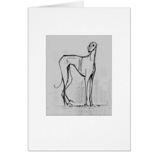 Cartão de Azawakh por David Moore