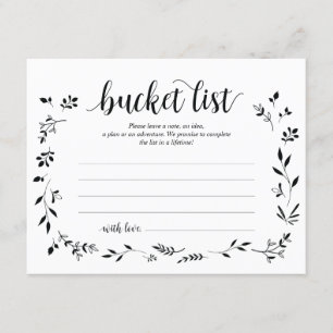 Cartão de balde de Casamento Russo, Cartão de Avis