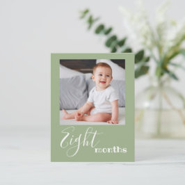 Cartão de Banner de Primeiro Aniversário com Foto