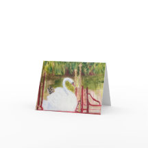 Cartão de Barco Swan de Boston