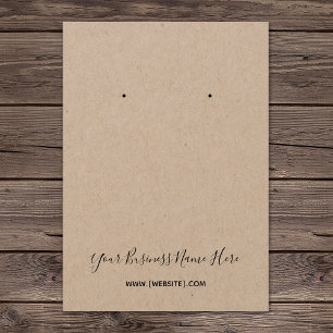 Cartão de Barulho Personalizado de Script Elegant