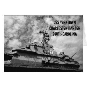 Cartão de Batalha SC para o Yorktown Charleston