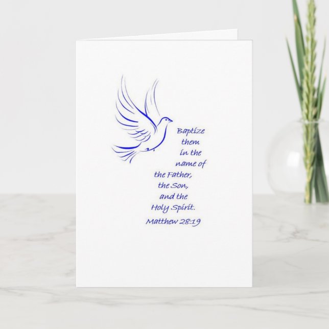 Cartão de Batismo (Frente)