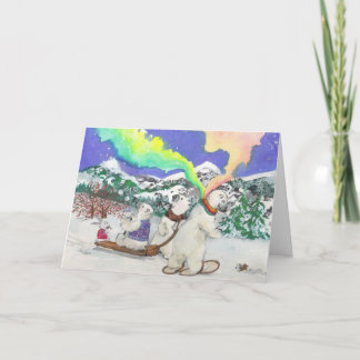 Cartão de Bearealis da Aurora