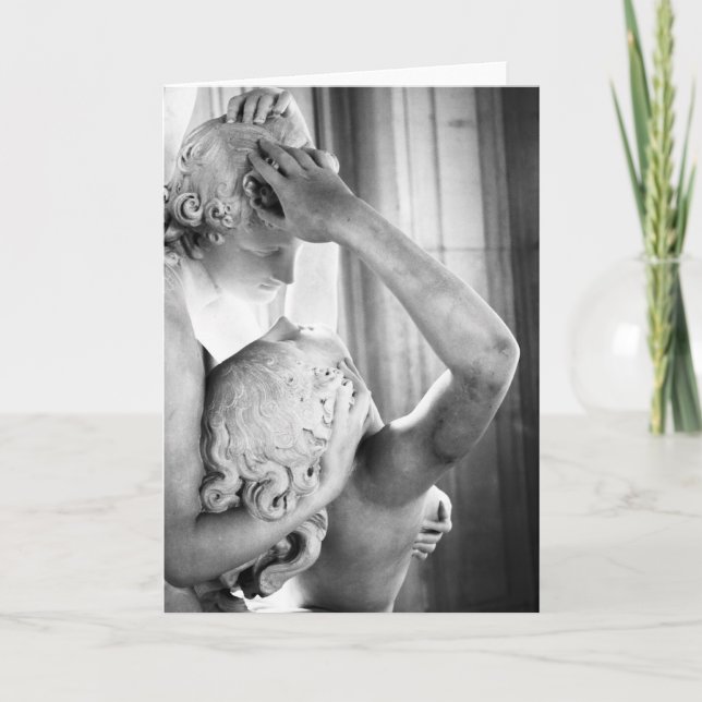 Cartão de Beijo de Cupido (Frente)