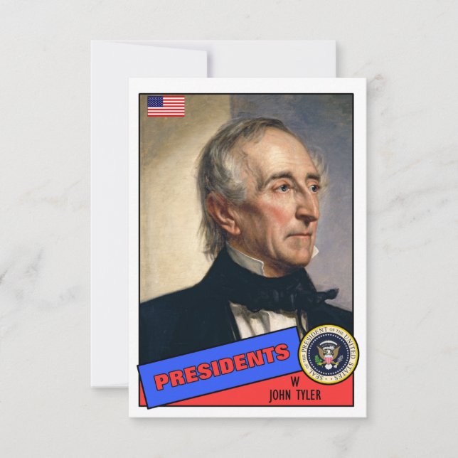 Cartão de beisebol de John Tyler (Frente)