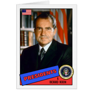 Cartão de beisebol de Richard Nixon