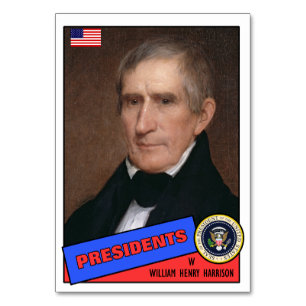 Cartão de beisebol de William Henry Harrison