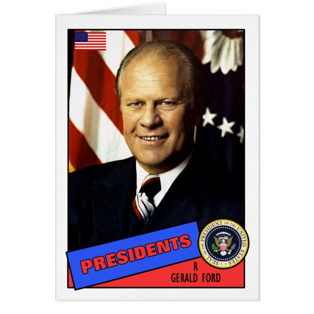 Cartão de Beisebol do Gerald Ford (Frente)