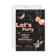 Cartão de Bênção de Aniversário Personalizado Eleg