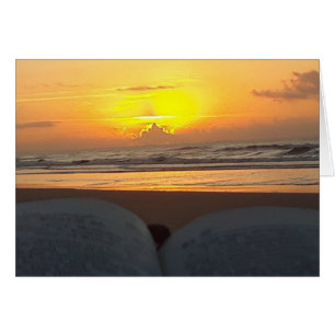 Cartão De Bênção De Praia Sunrise, Canções D