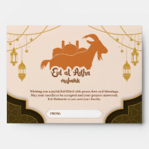 Cartão de Bênção Eid al-Adha personalizável!