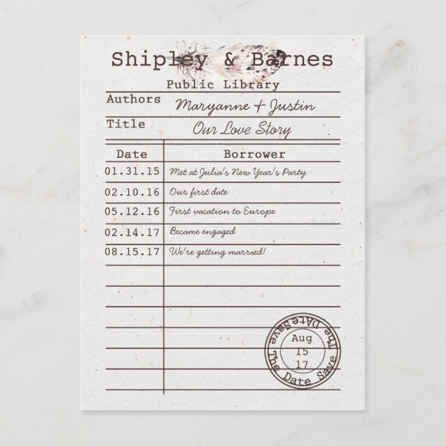 Cartão de Biblioteca de Penas de Coruja Boho Salva (Frente)