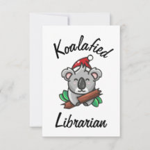Cartão de Bibliotecário Koalaficado