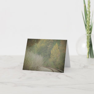 Cartão de bilhete Autumn Railroad