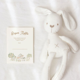 Cartão de Bilhete de Fralda Inútil para Uso Domést