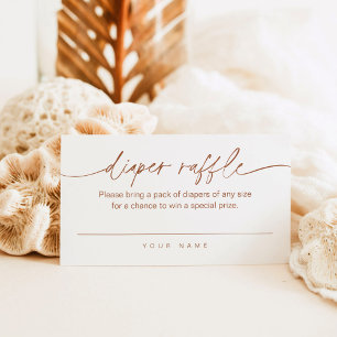 Cartão de Bilhete Raffle Fralda SIENNA