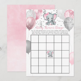 Cartão de Bingo de Chá de fraldas Bingo para Garot