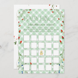 Cartão de Bingo de Chá de fraldas Neutro de Ganso