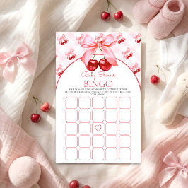 Cartão de Bingo para Chá de Bebê