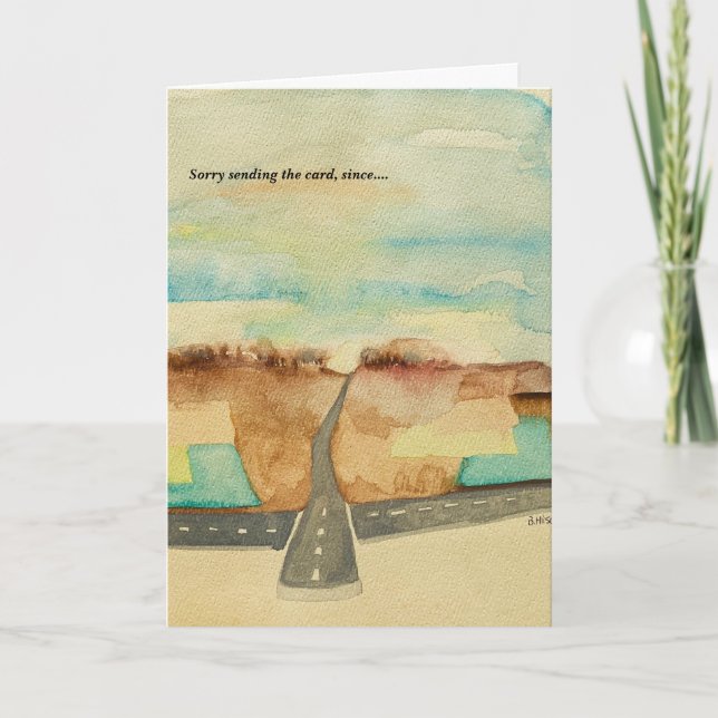 Cartão de Boas Festas com Cão dos Pirenéus (Frente)