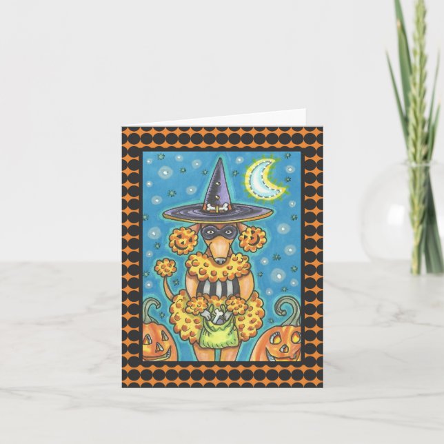 CARTÃO DE BOAS-FESTAS DE ABÓBORA DE HALLOWEEN PARA (Frente)