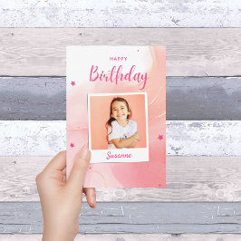 Cartão de Boas Festas de Aniversário