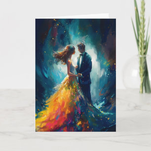 Cartão de Boas Festas de Aniversário de Casamento 