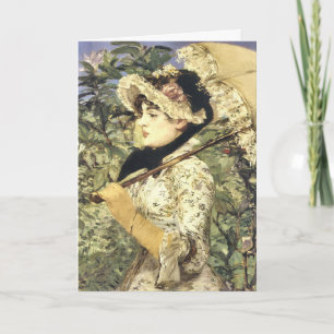Cartão de Boas Festas de Arte Fina, "Jeanne, Prima