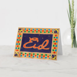 Cartão de Boas Festas de Eid