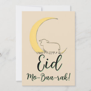 Cartão de Boas Festas de Eid Al Adha Mubarak Elega